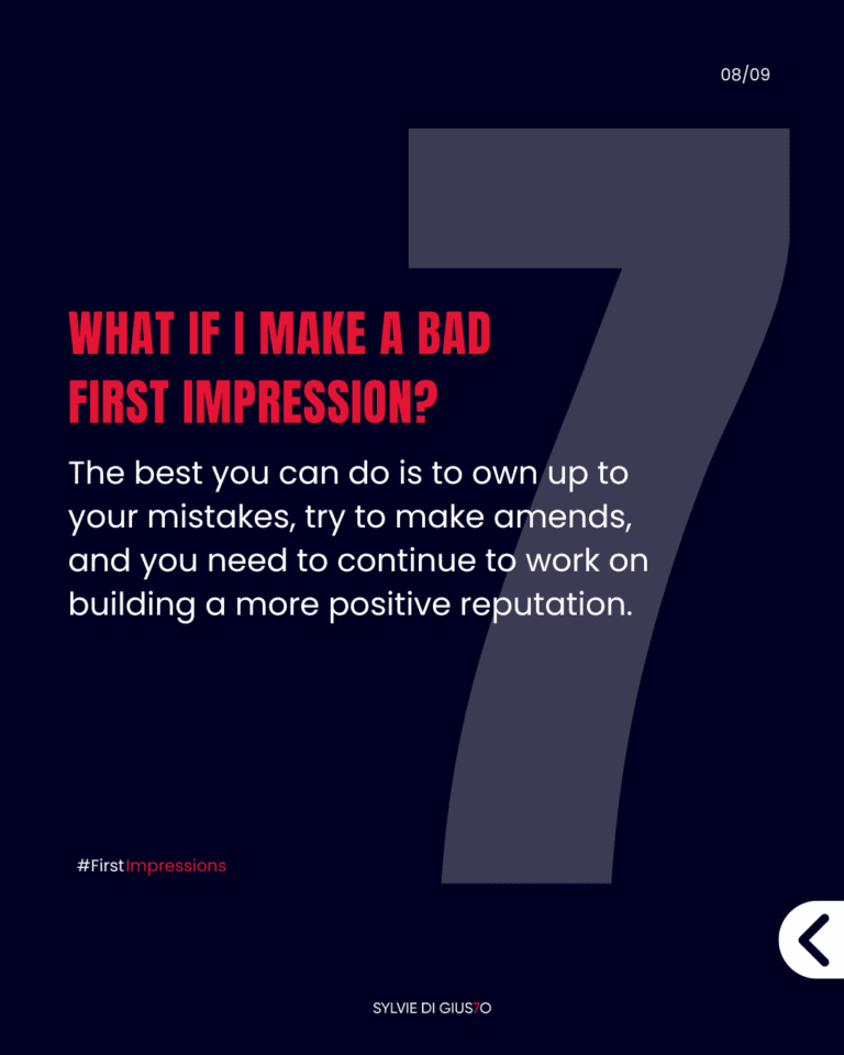 How important are first impressions?