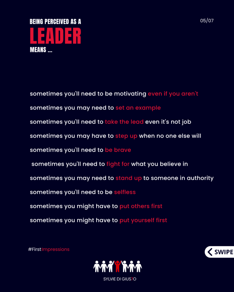 Attitude of a Leader