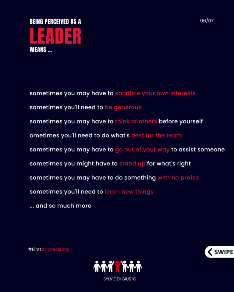 Attitude of a Leader