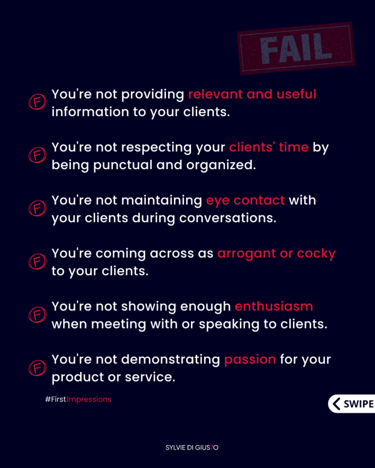 Common Sales Mistakes