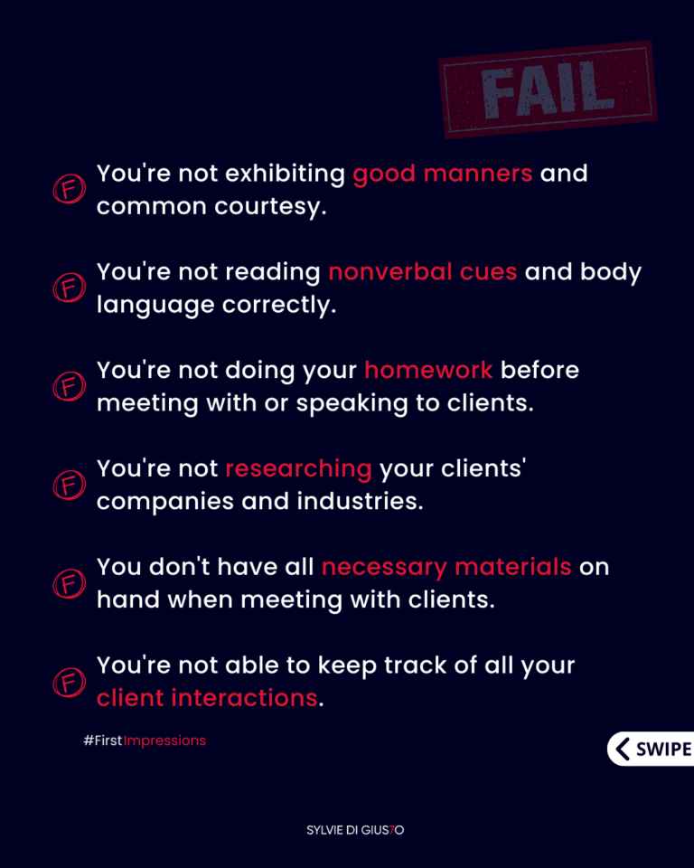 Common Sales Mistakes