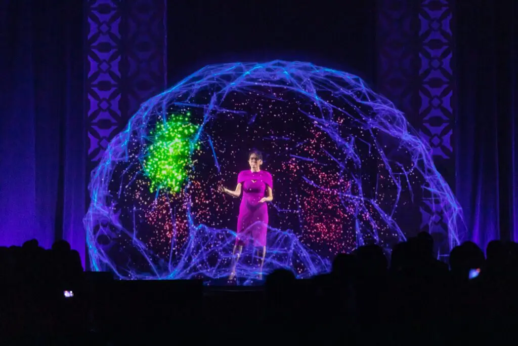 Hologram Presentation, Sylvie di Giusto: why do future-thinking attendees respond to a hologram presentation