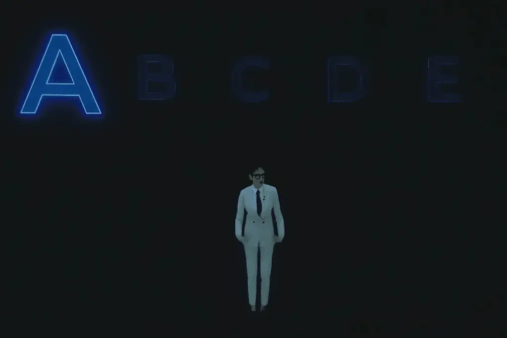 Hologram Conference: what does a hologram on stage actually look like