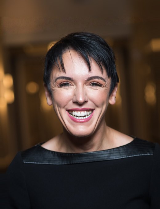 Sylvie di Giusto, keynote speaker, smiling