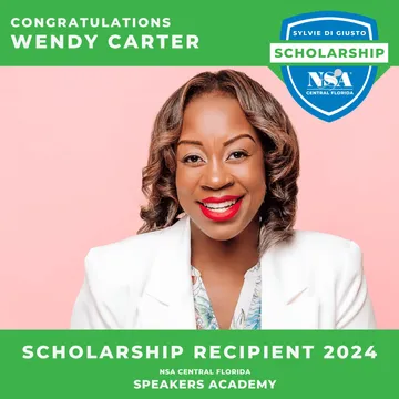Wendy Carter, Sylvie di Giusto Scholarship recipient 2024