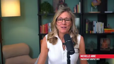 Michelle Anne on the speaker mastermind retreat