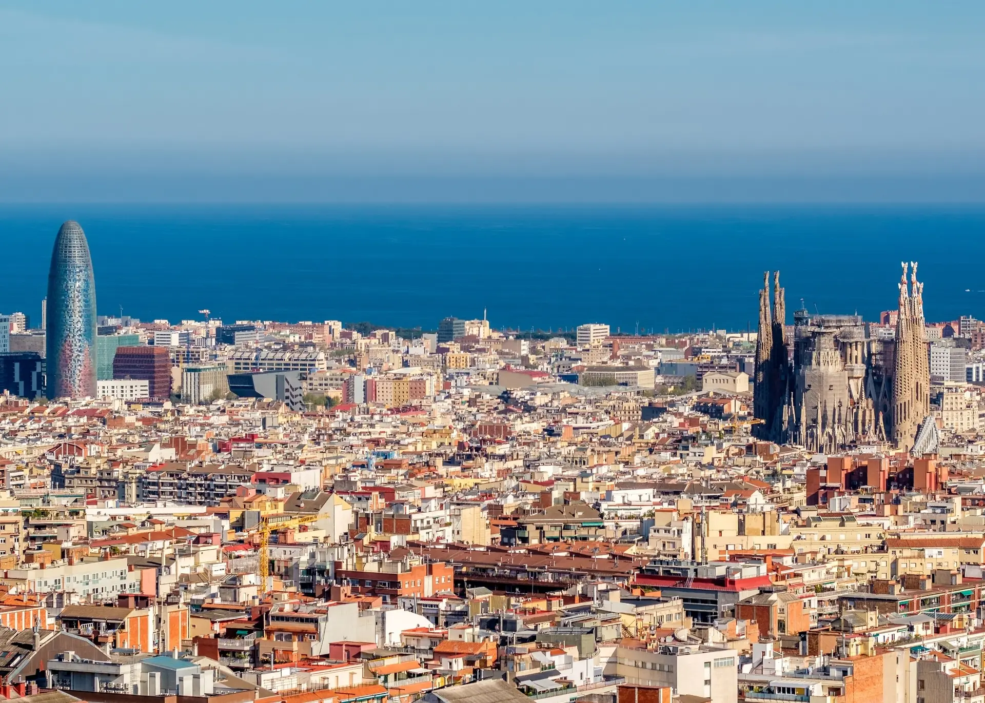 The towers of the Sagrada Família basilica in Barcelona, for Sylvie di Giusto, international keynote speaker in Barcelona