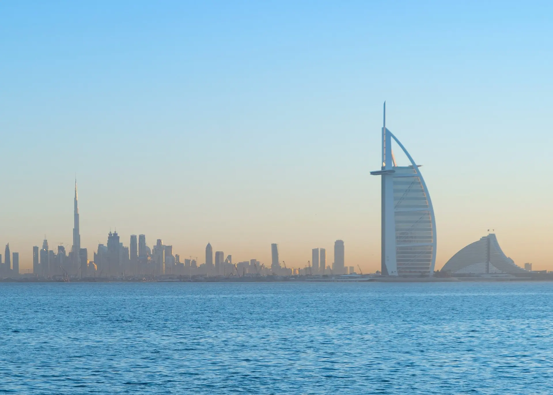 The Burj Khalifa rising above the Dubai skyline, for Sylvie di Giusto, international keynote speaker in Dubai