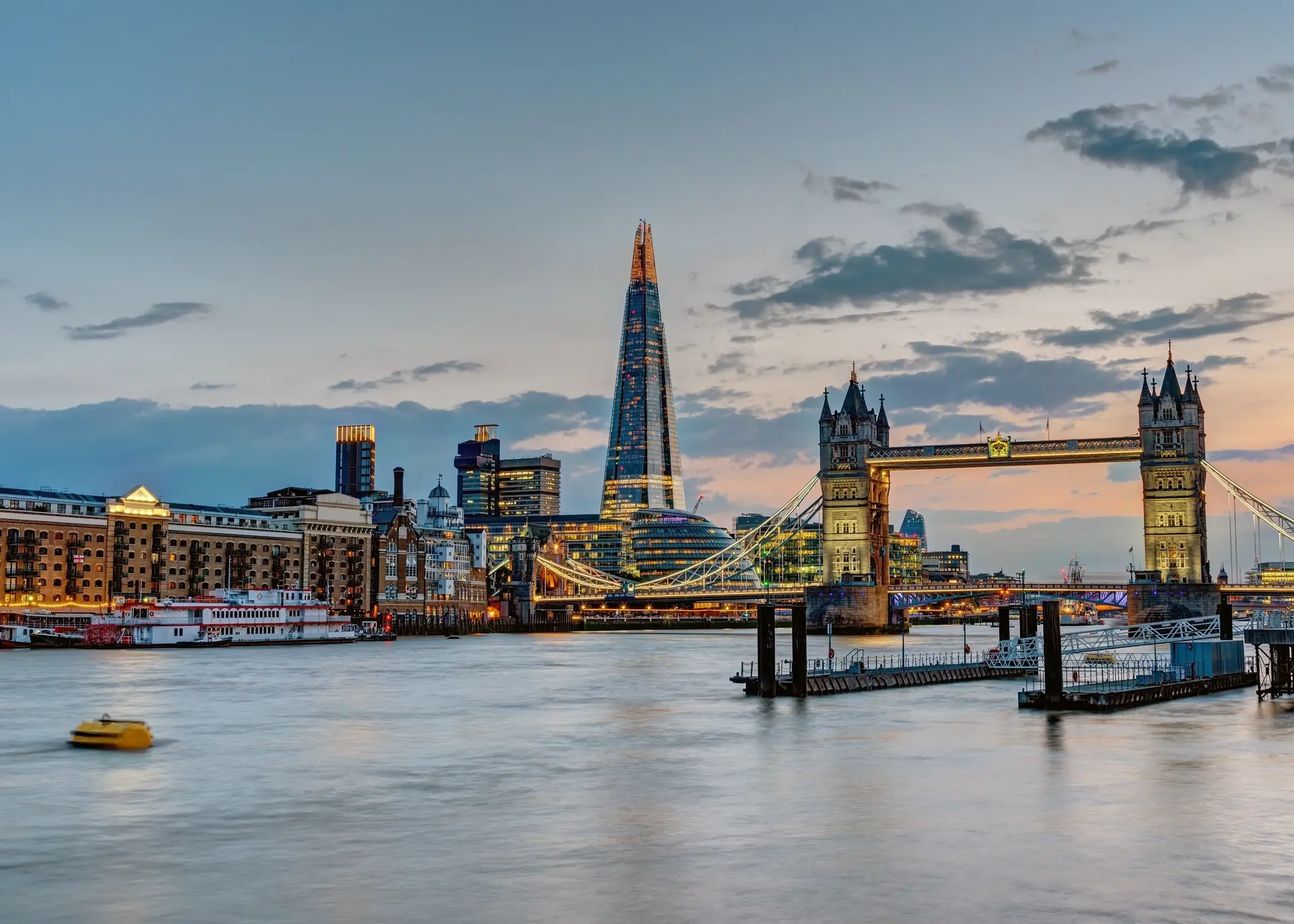 Tower Bridge spanning the River Thames in London, for Sylvie di Giusto, international keynote speaker in London