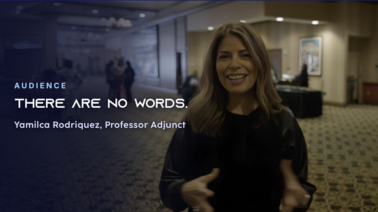 Audience testimonial