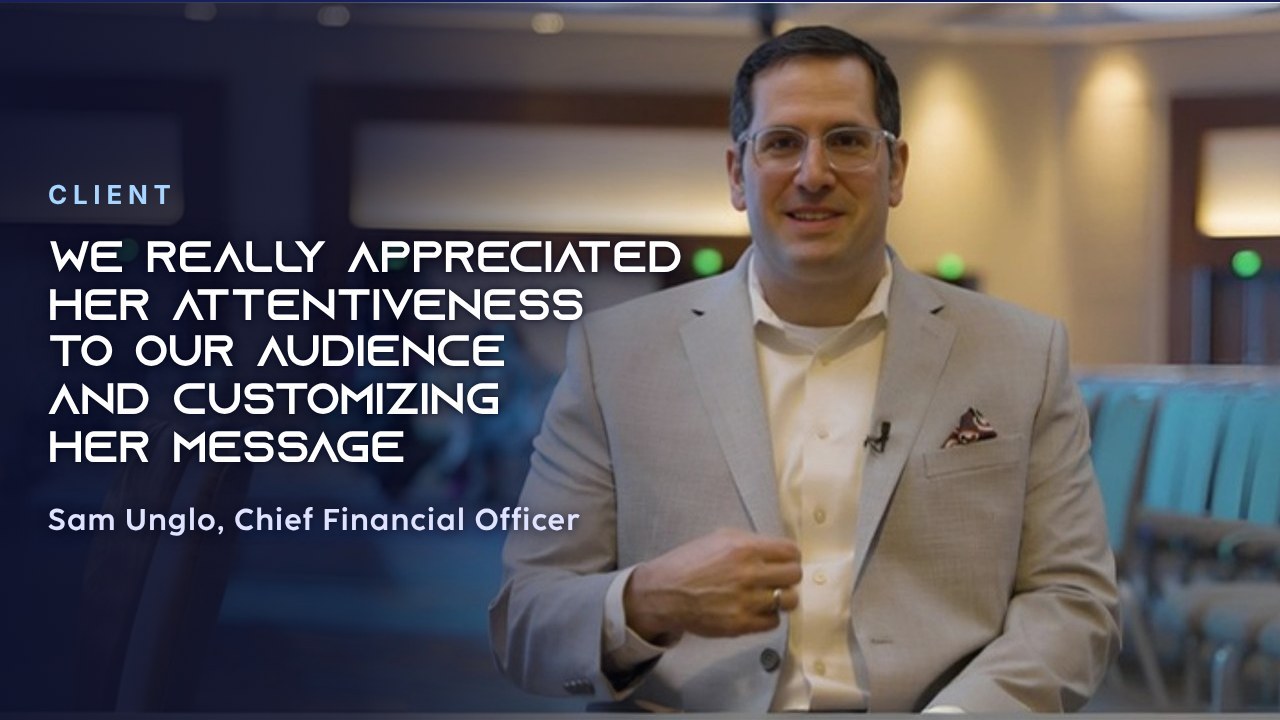 Client testimonial